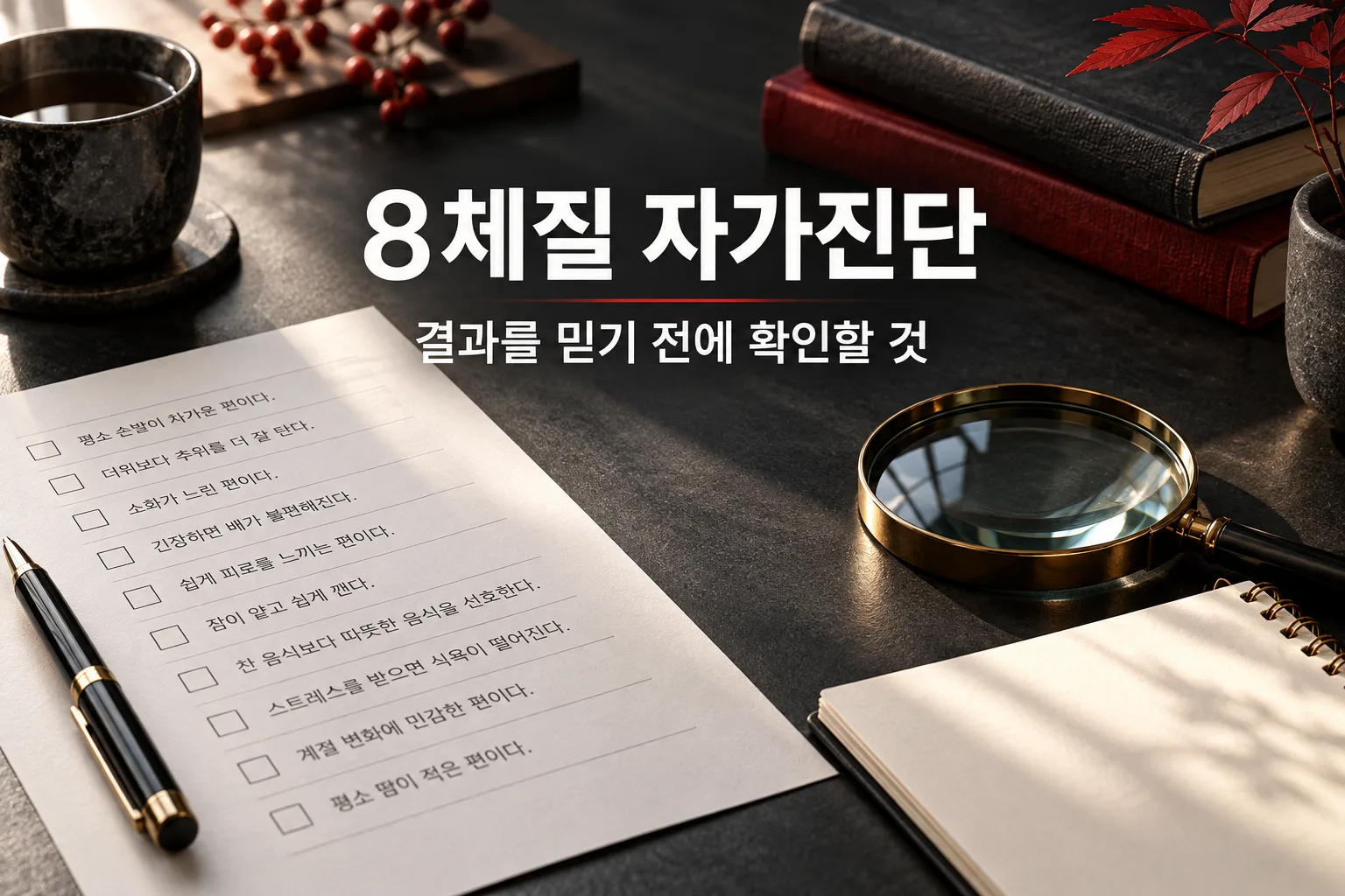 8체질 자가진단, 사상체질과의 차이·정확도·식단 주의사항 대표 이미지